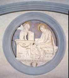 Medallion van St. Marcus de Evangelist, de Oude Sacristie